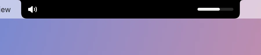 The closed notch as a volume meter.
