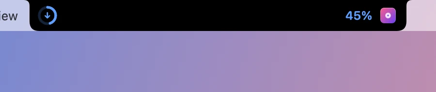 A download's ring with the album art as a glyph.